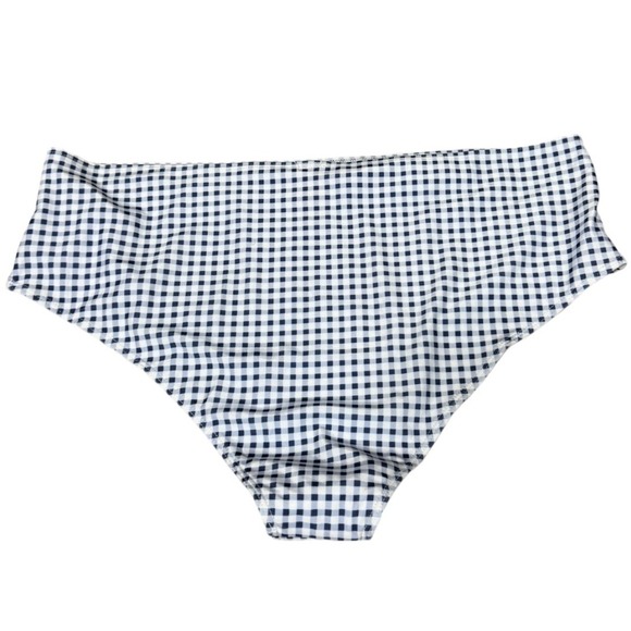 Simply Southern Gingham Plaid Blue Bathing Suit Bottoms NWOT Size XXL Swim - Picture 3 of 6